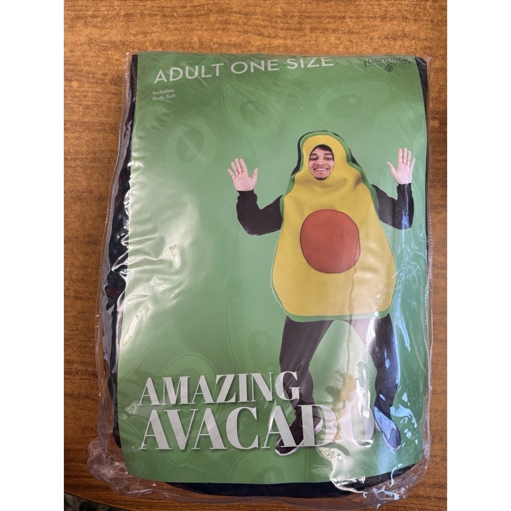 Hauntlook Amazing Avocado Halloween Costume Food‎ Adult One Size Unisex Outfit